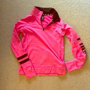 PINK half zip sweater